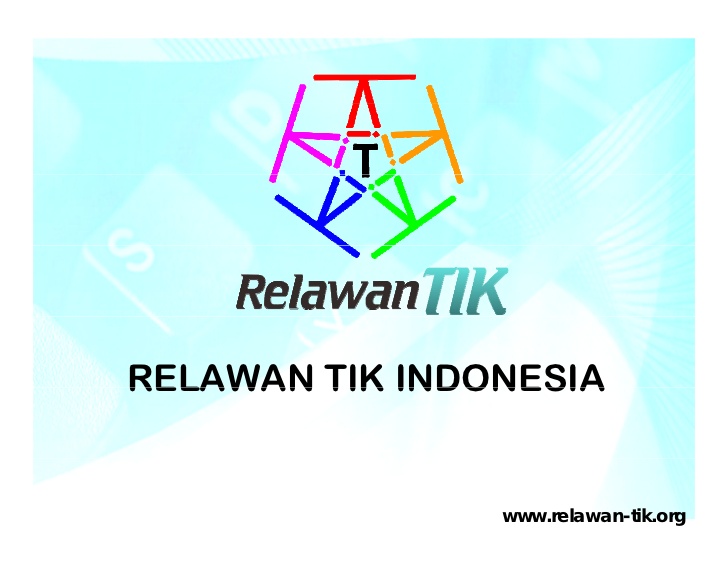 Kegiatan Relawan TIK Indonesia 2011